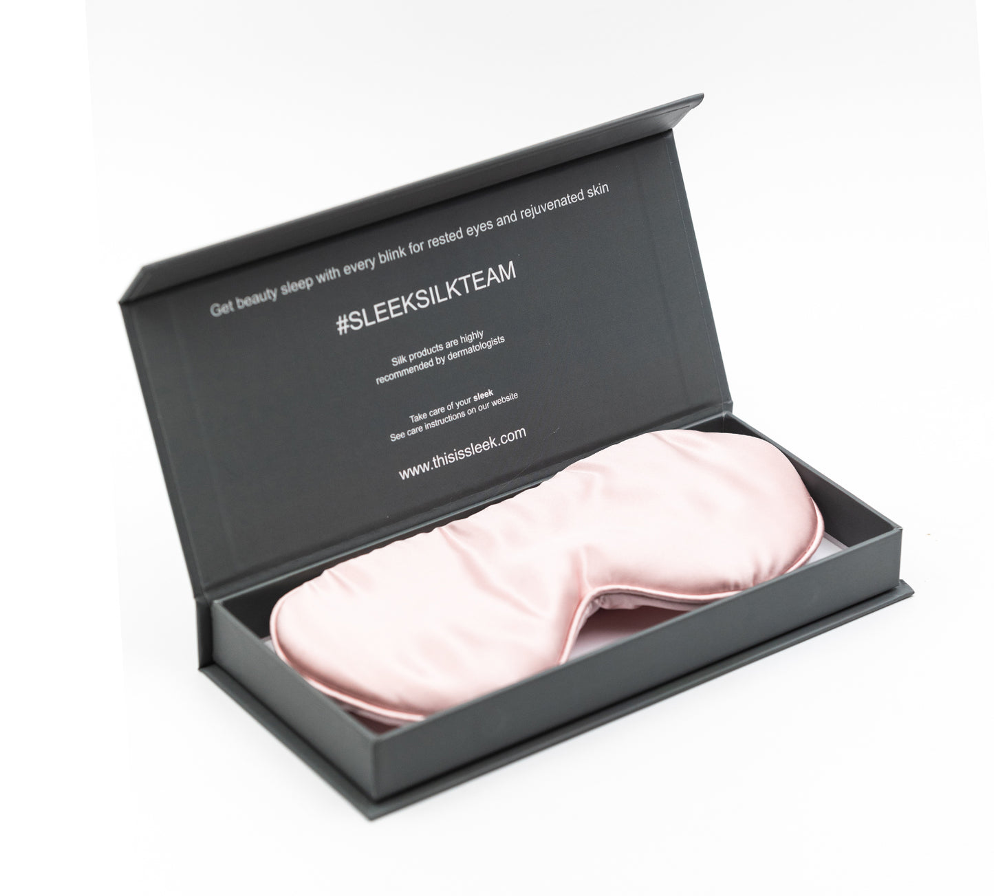 Pink Silk Sleep Mask